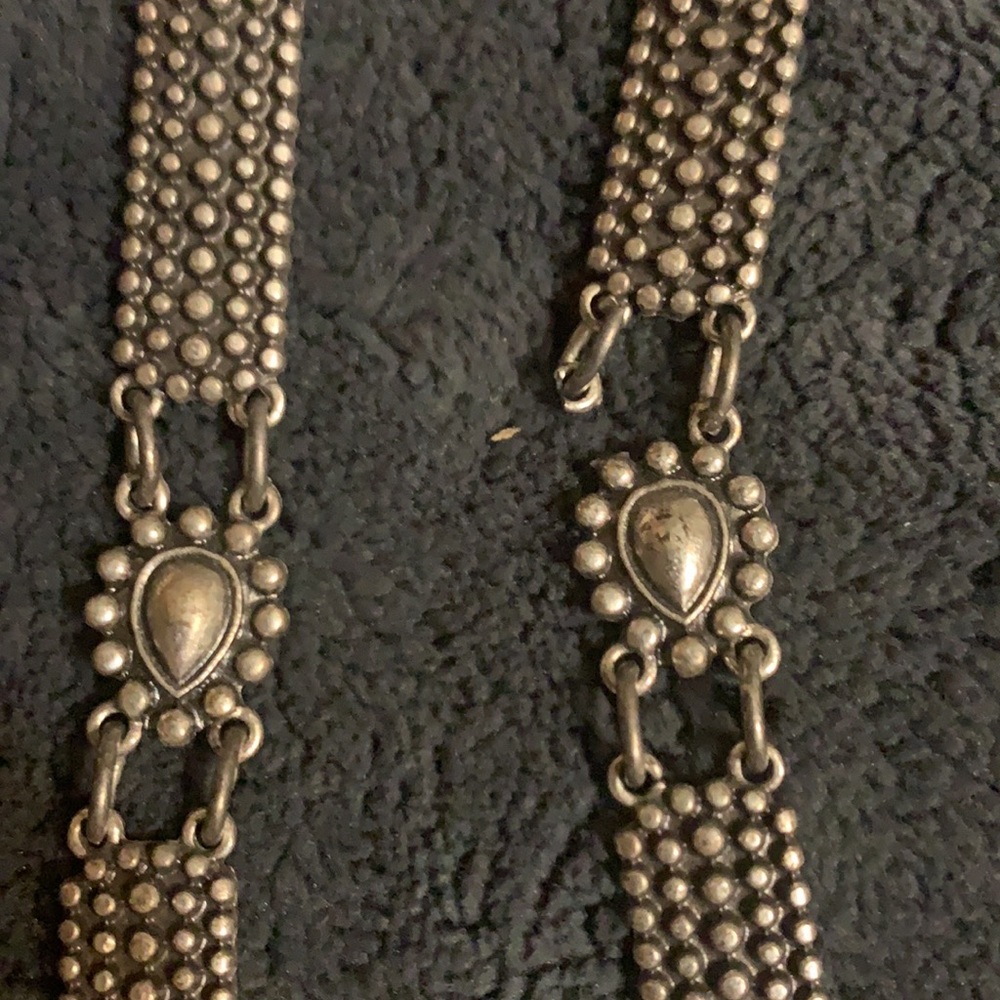 Silver Statement Necklace - image 4